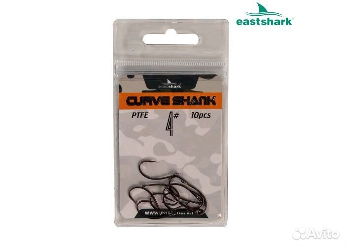 Крючки карповые тефлон EastShark