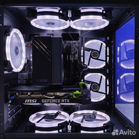 Игровой пк FrostCube i3-12100f/RTX 2060S/16Gb/nvme