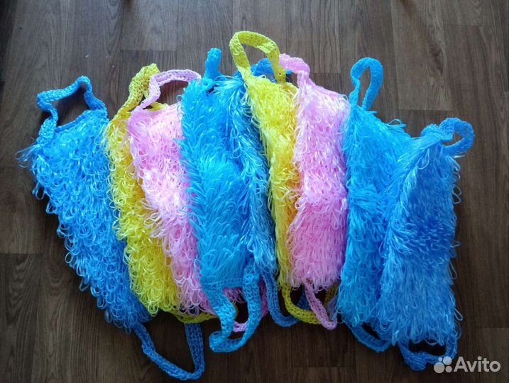 Мочалка ручной работы