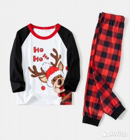 Новогодние пижамы family look