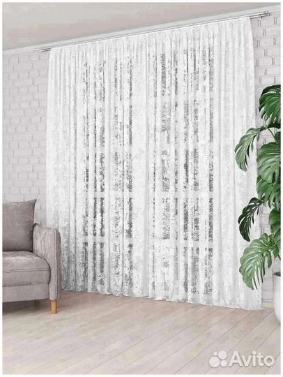 Тюль и Шторы фабричные ткань мрамор 3м 4м 5м