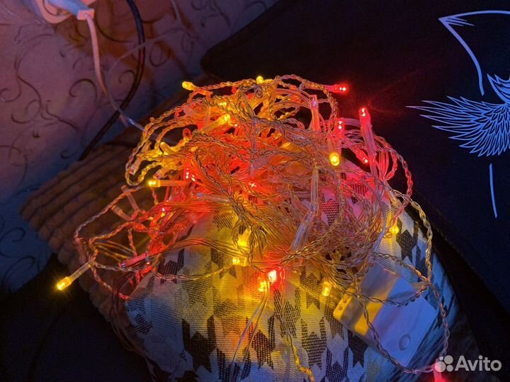 Гирлянда светодиодная штора