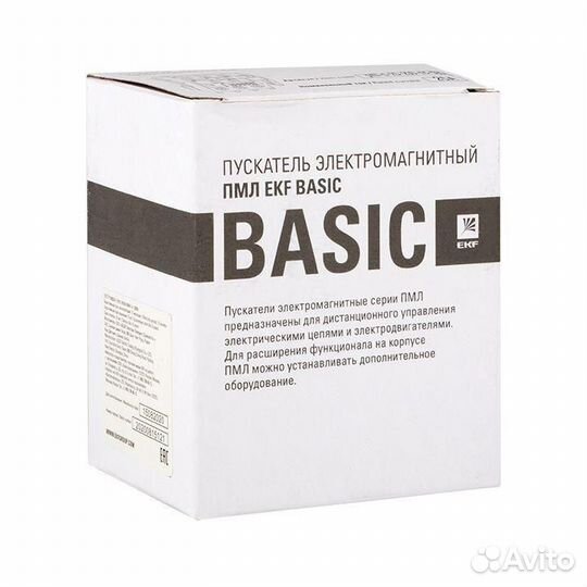 Пускатель пмл-2160дм 25А кат. 230В AC Basic EKF pml-s-25-230-basic