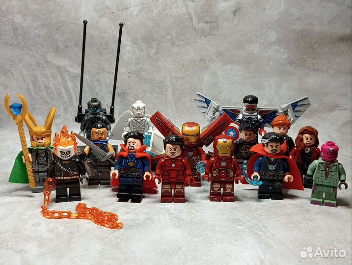 Lego marvel super heroes минифигурки