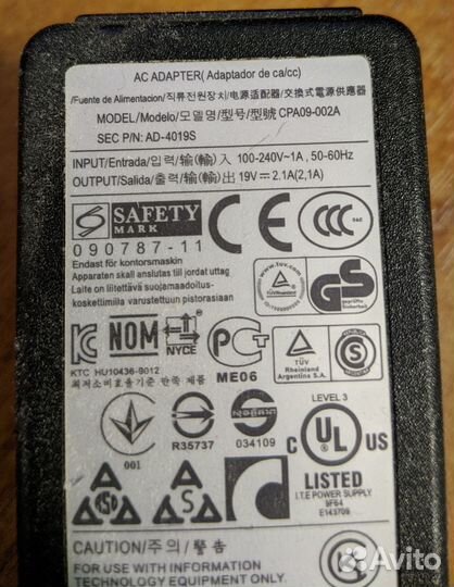Блок питания для ноутбука CPA09-002A