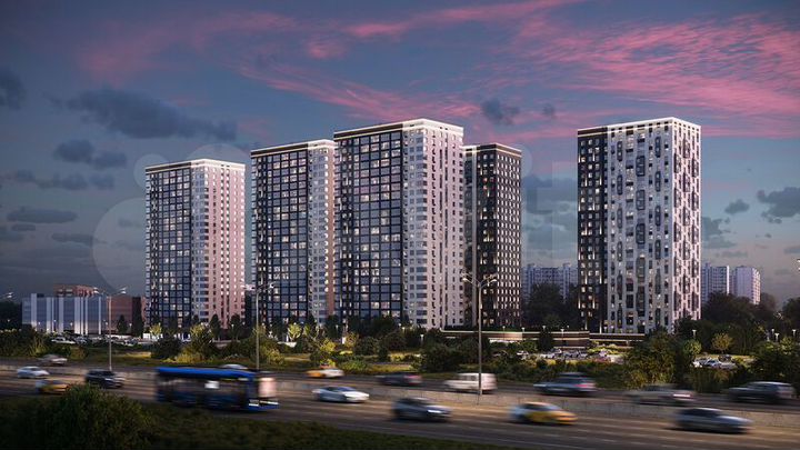 1-к. квартира, 39 м², 4/25 эт.