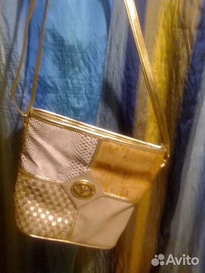Сумка Bulaggi золотая(винтаж)