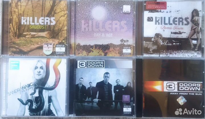 CD диски. Рок, поп зарубежный