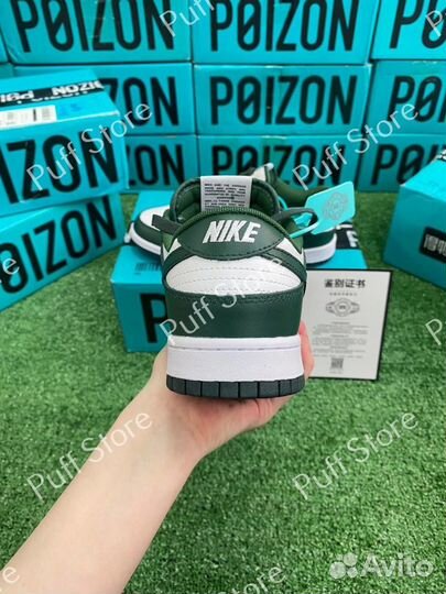 Nike Dunk Low Varsity Green Оригинал