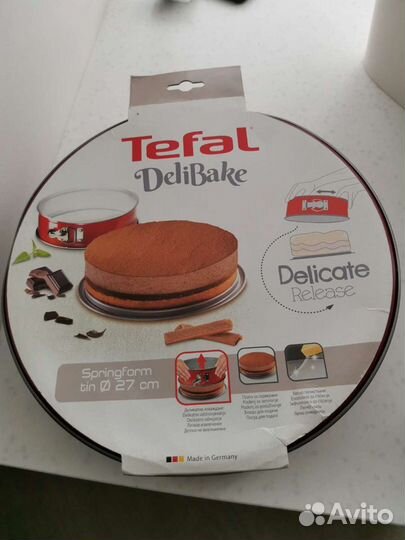 Форма новая tefal delibake 27см