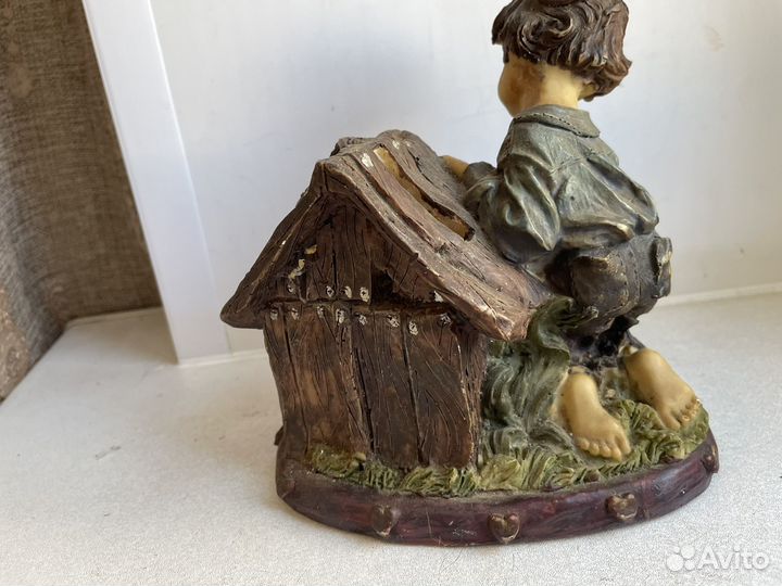 Копилка мальчик с собачкой