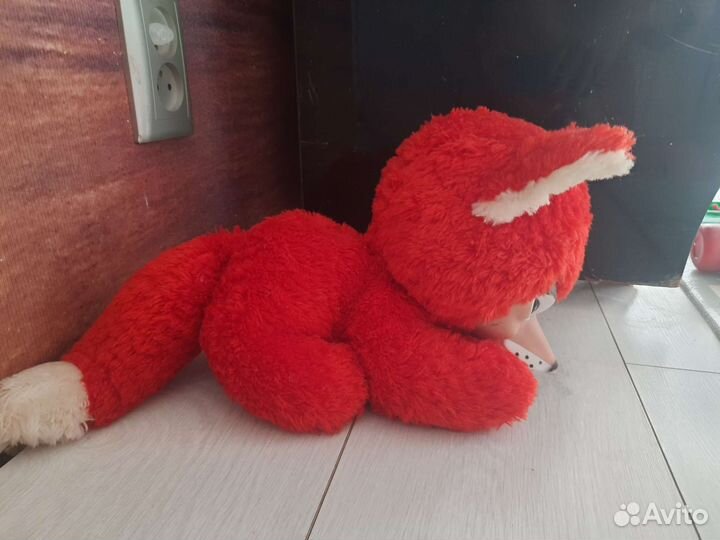Лиса гдр игрушка мягкая