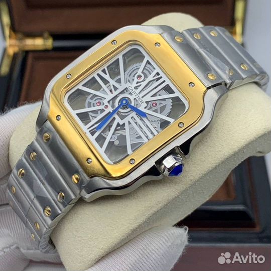 Cartier Santos De Cartier Skeleton Dial