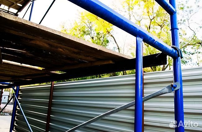 Ригель, балка настила, строительные леса