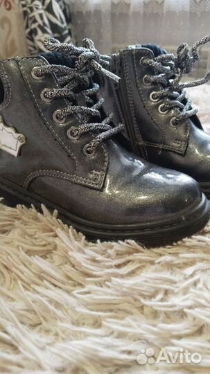 Ботинки демисезонные для девочки 27 размер