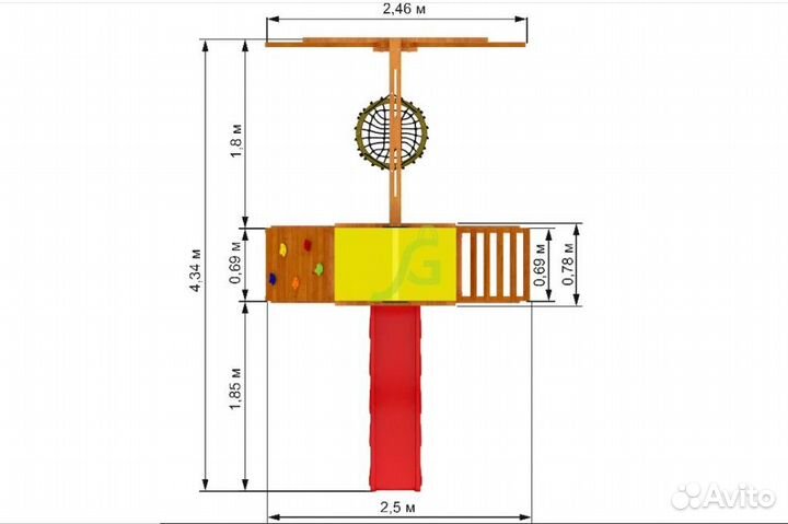 Игровая площадка Спортивный комплекс Старт 2