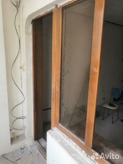 Балконный блок окно дверь