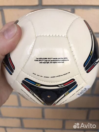 Футбольный мяч mini Adidas Euro 2012