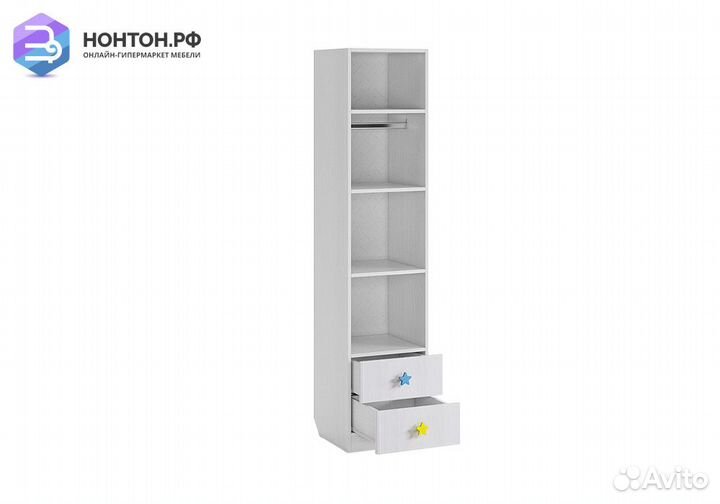 Шкаф одностворчатый Чудо белый рамух