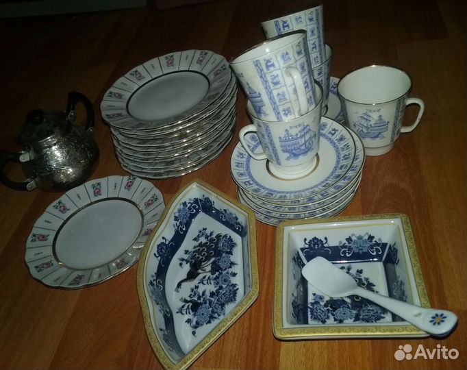 Чайный набор, хрусталь СССР