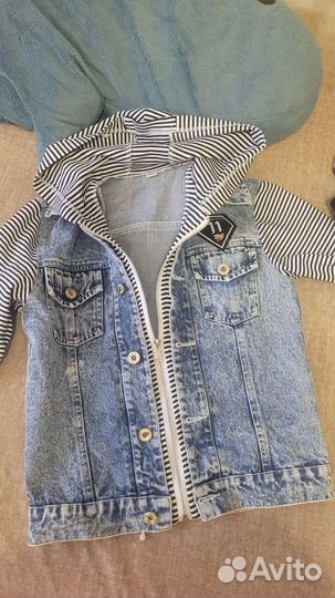 Джинсовая куртка для мальчика 134