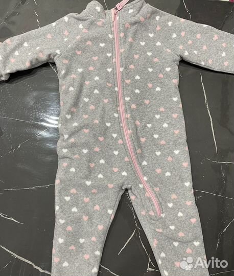 Флисовый комбинезондля девочки