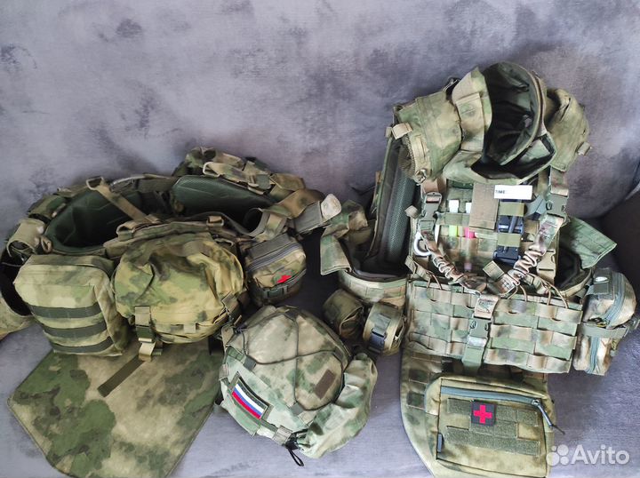 Бронежилет плитник ссо + пояс воин + шлем 6б47