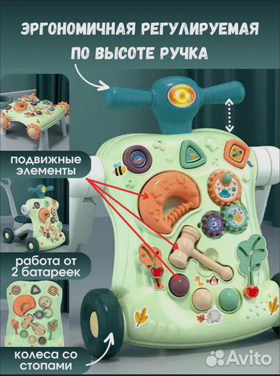 Развивающий игровой центр 6в1 luxmom