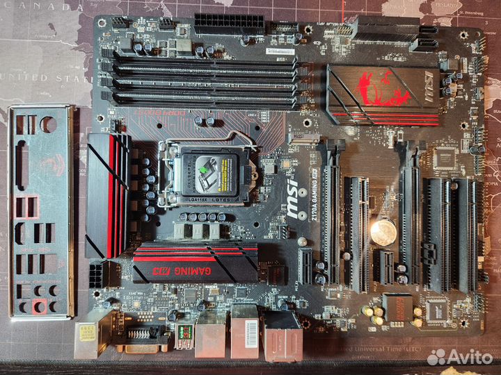 Материнская плата lga 1151 чипсет Z170 на запчасти