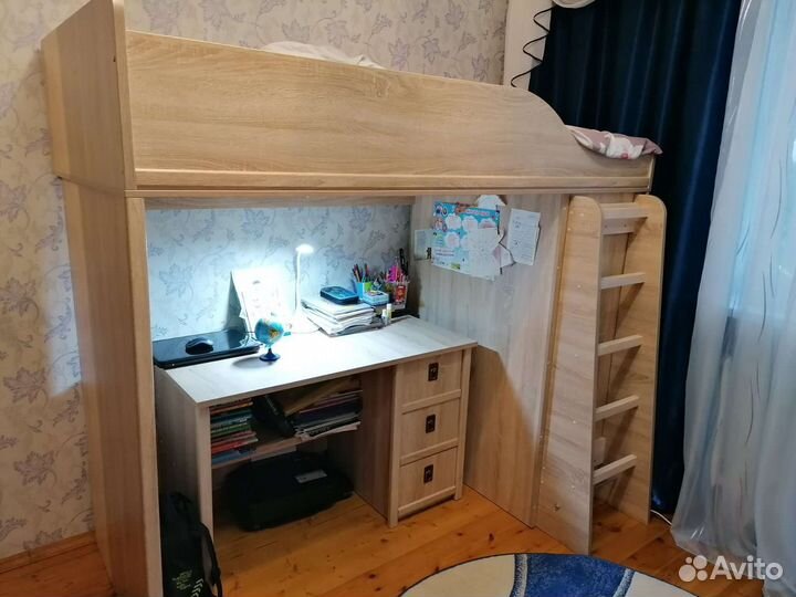 Детская кровать, чердак. Матрас