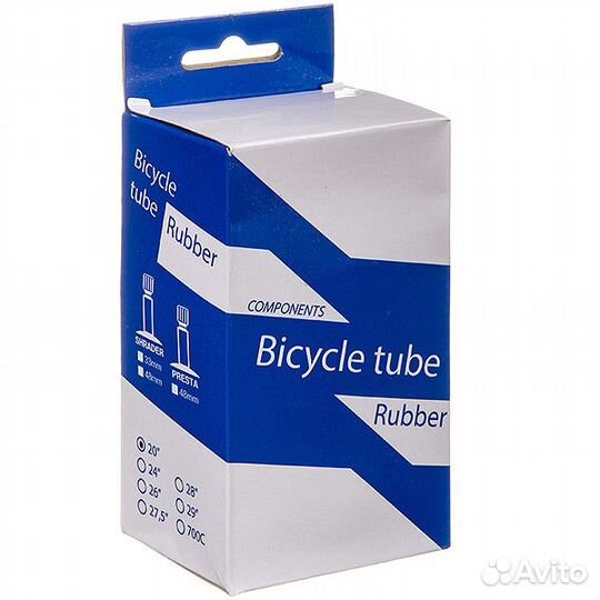 Камера велосипедная BT,20Х1,75/2,125,автониппель 3