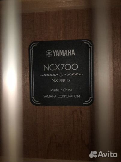Классическая гитара со звук Yamaha NCX 700