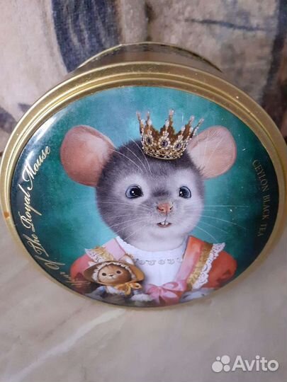 Баночка из под чая, для коллекции, жестяная банка