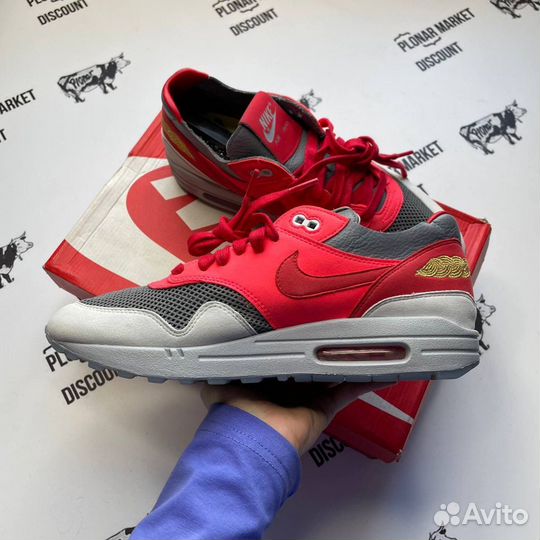 Оригинал 42,5 eu nike AIR MAX 1 clot solar