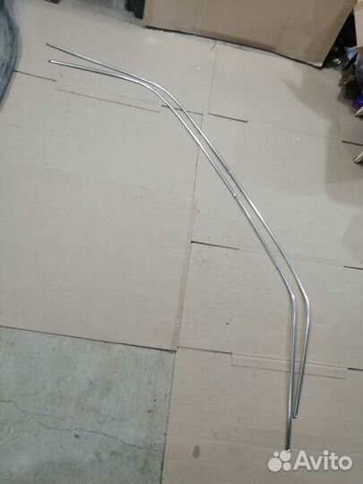 Молдинг водостока крыши газ Волга хром