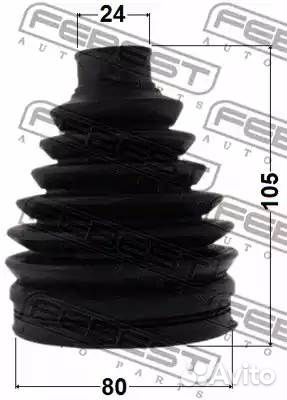 Пыльник шрус наружный (80X105X24) комплект mazda 3