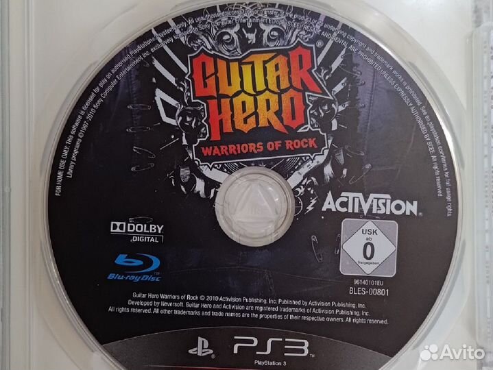 Guitar hero warriors of rock PS3