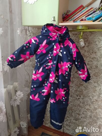 Зимний комбинезон для девочки 122
