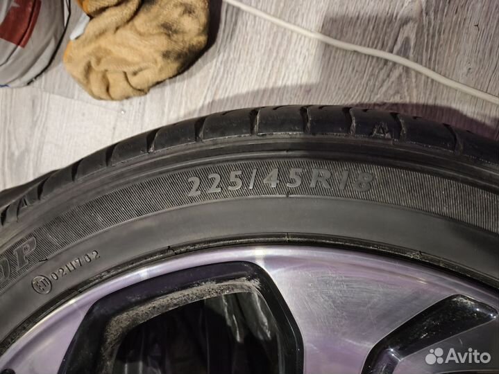 Оригинальные диски honda jade r 18 + резина