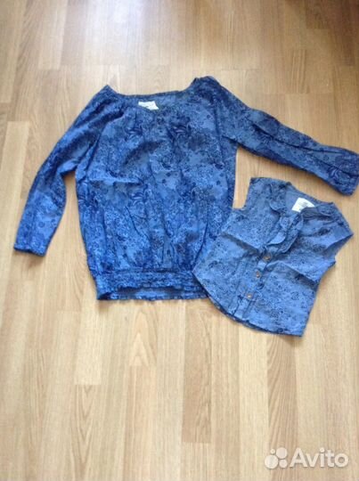 Family look для мамы и дочки блузки, платье, юбка