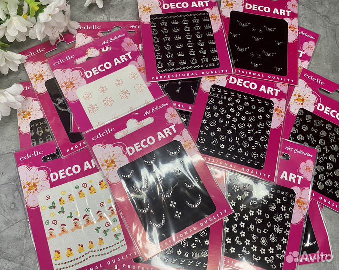 Наклейки для дизайна ногтей