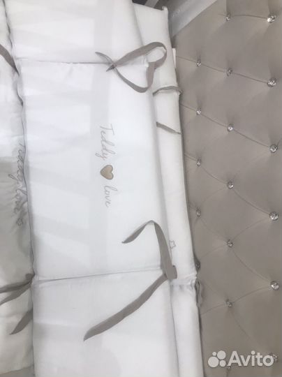 Бортики и балдахин в кроватку