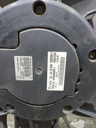 Вентилятор основного радиатора Mercedes W203