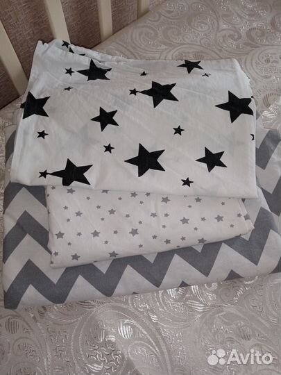 Комплект детского постельного белья сатин