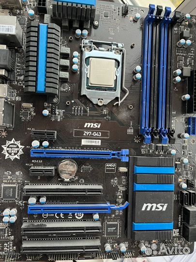 Процессор intel core i5 4690 + материнская плата и