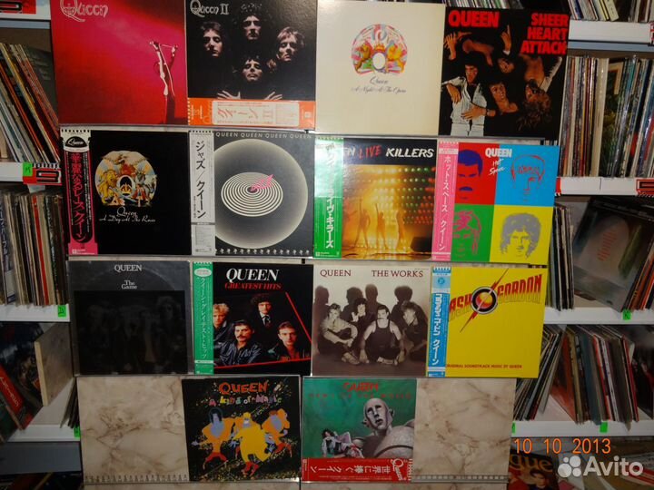 Queen,Rainbow, pink floyd,deep purple,abba, yes LP