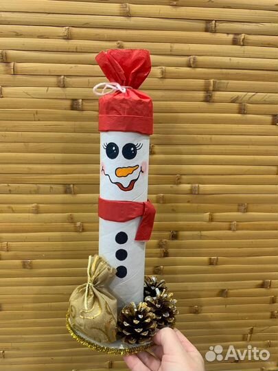 Поделки новогодние. Снеговик
