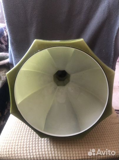 Старинный стеклянный абажур до 1917 года