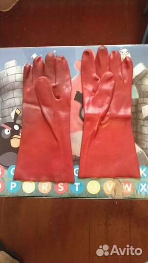 Перчатки резиновые