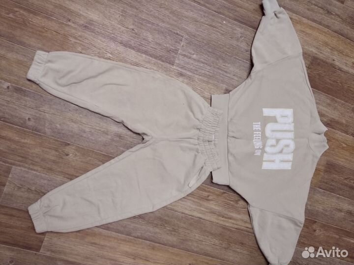 Спортивный костюм для девочки, джинсы утепленные